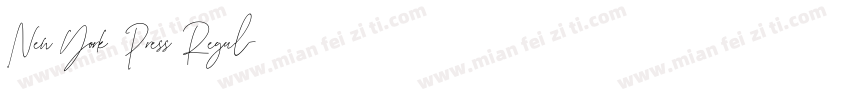 New York Press Regul字体转换